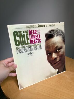 Dear Lonely Hearts by Nat King Cole Vintage Vinyl Record c1962 Jazz Music
